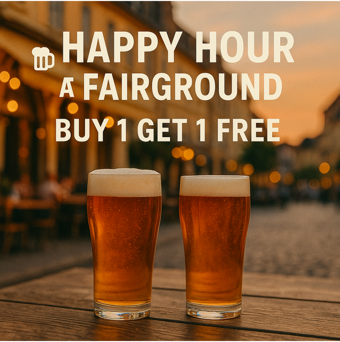 HAPPY HOUR★ビール1杯オーダーで、もう1杯無料!